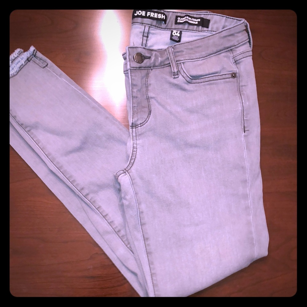 🌟Women’s Joe Fresh classic slim gray sz4 Jeans